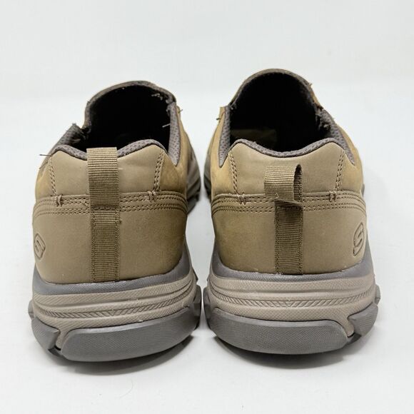Skechers Respected Lowry Shoes Mens 13 Brown Leather Slip On Comfort Loafers main image 9
